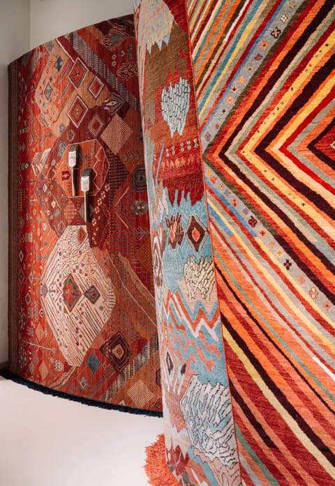 Using leftover yarn from consumer-facing production lines, rural weavers have stitched their aspirations, experiences and dreams into “Manchaha” creations